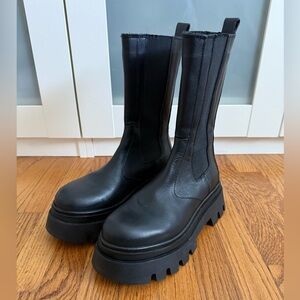 ALOHAS Platform Chelsea Boots - Women's Chunky Lug Sole